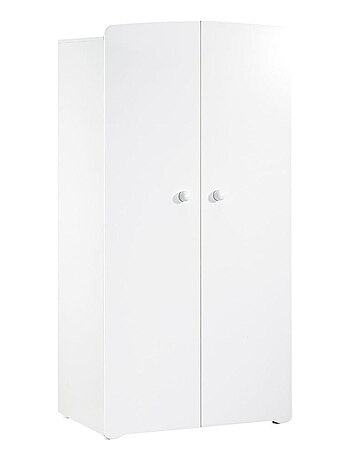 Conjunto de muebles para bebé con cuna 120x60?cm, cómoda con cambiador y armario de 2 - BABYPRICE