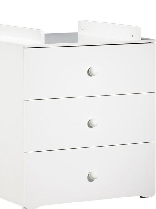 Conjunto de muebles para bebé con cuna 120x60?cm, cómoda con cambiador y armario de 2 - BABYPRICE - Kiabi
