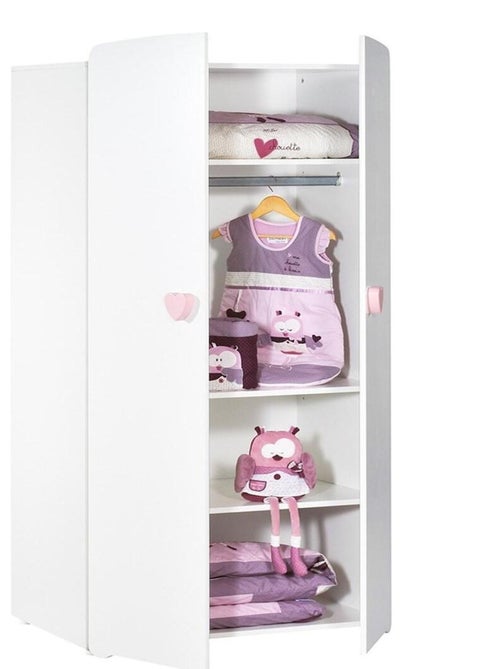 Conjunto de muebles para bebé con cuna 120x60?cm, cómoda con cambiador y armario de 2 - BABYPRICE - Kiabi