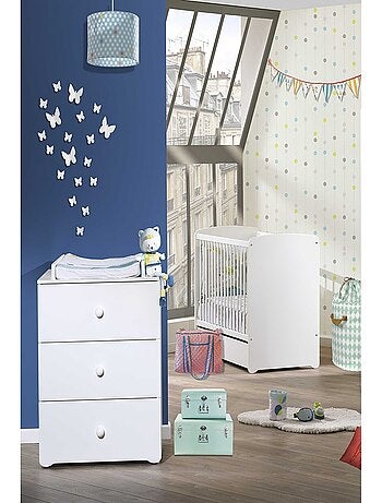 Conjunto de muebles para bebé con cuna 120x60?cm y cómoda con - BABYPRICE
