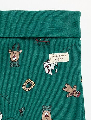 Conjunto de Navidad de 2 piezas - Body de manga larga + legging