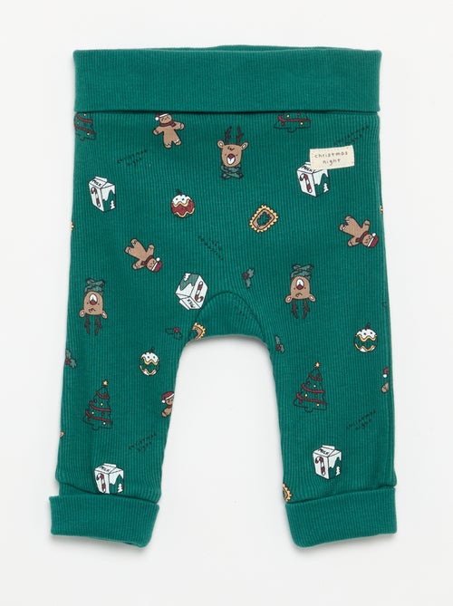 Conjunto de Navidad de 2 piezas - Body de manga larga + legging - Kiabi