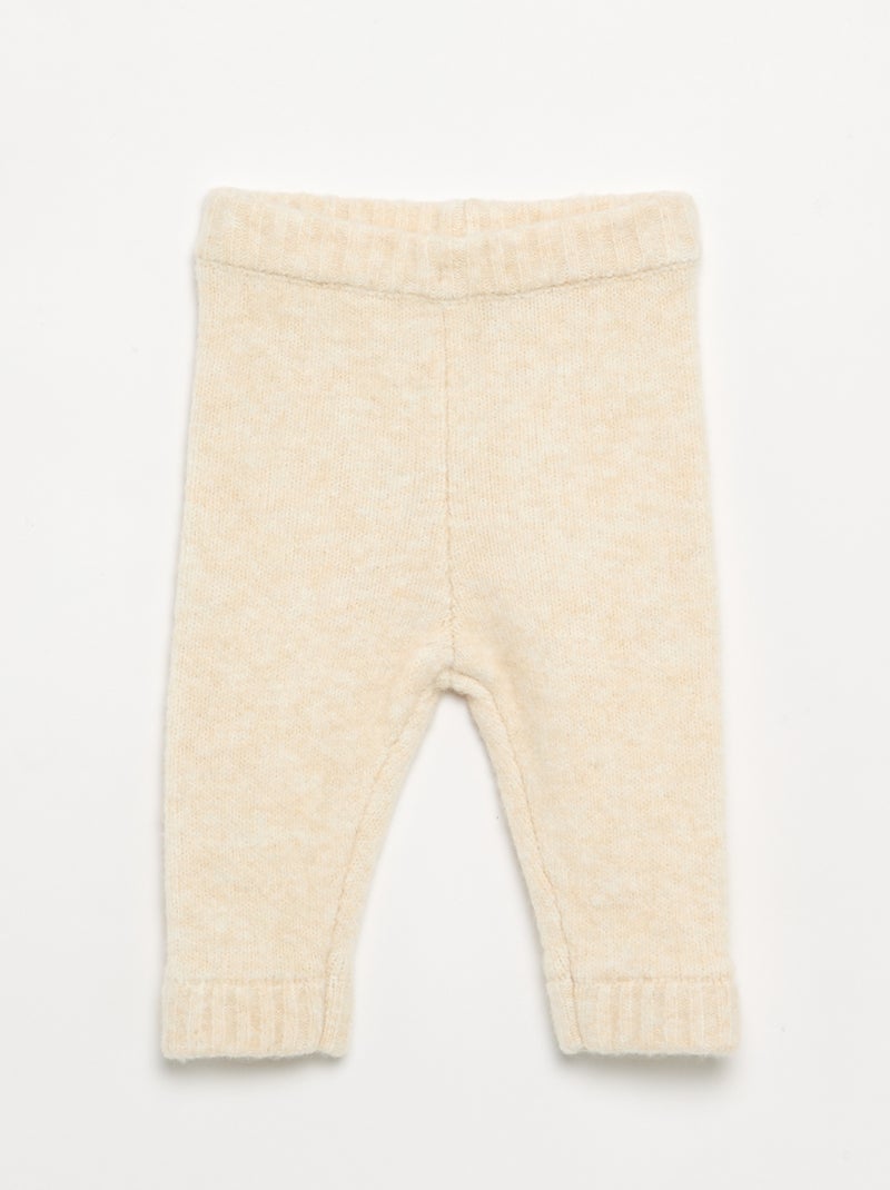 Conjunto de Navidad de 2 piezas - Jersey + legging Beige - Kiabi