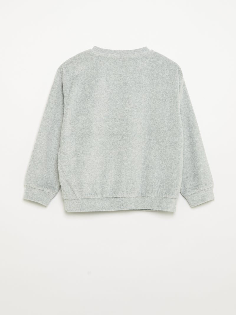 Conjunto de Navidad: pijama de 2 piezas + gorro Gris - Kiabi