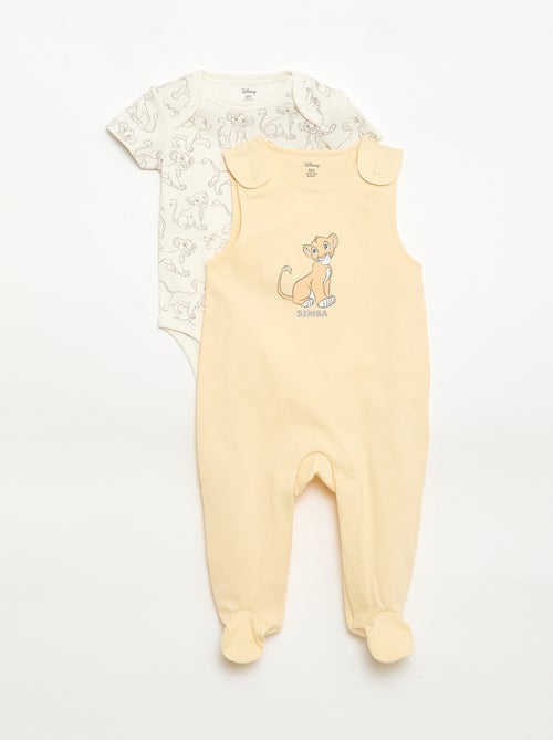 Conjunto de noche body y pelele - 2 piezas 'Disney' - Kiabi