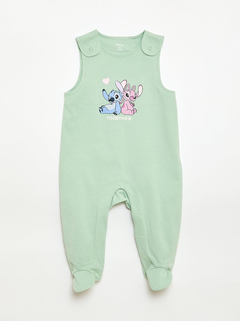 Conjunto de noche body y pelele - 2 piezas 'Disney' Verde - Kiabi