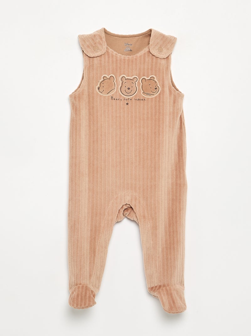 Conjunto de noche de 2 piezas - Pijama sin mangas + body Beige - Kiabi