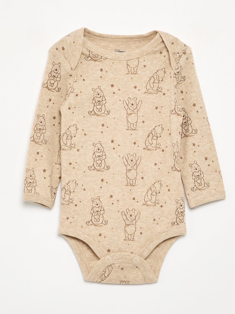 Conjunto de noche de 2 piezas - Pijama sin mangas + body Beige - Kiabi