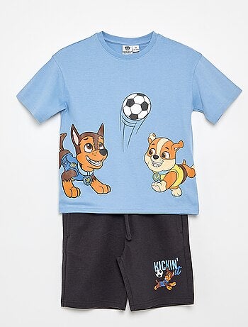 Conjunto de pantalón corto + camiseta "Patrulla Canina