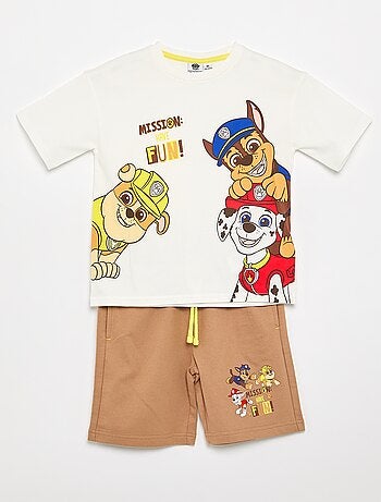 Conjunto de pantalón corto + camiseta "Patrulla Canina