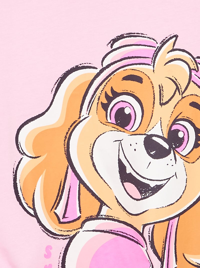 Conjunto de Pantalón corto + camiseta 'Patrulla Canina' Rosa - Kiabi