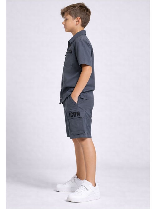 Conjunto de pantalón corto y camisa Kebello - Kiabi