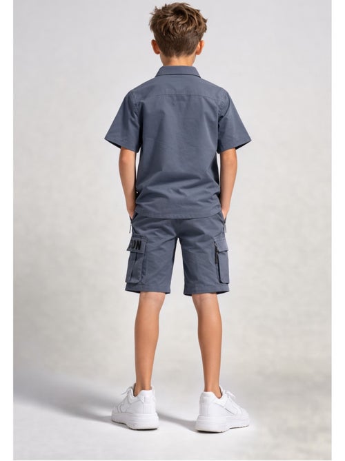 Conjunto de pantalón corto y camisa Kebello - Kiabi