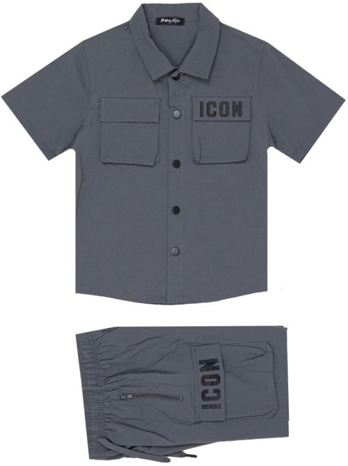 Conjunto de pantalón corto y camisa Kebello - Kiabi
