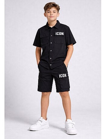 Conjunto de pantalón corto y camisa Kebello