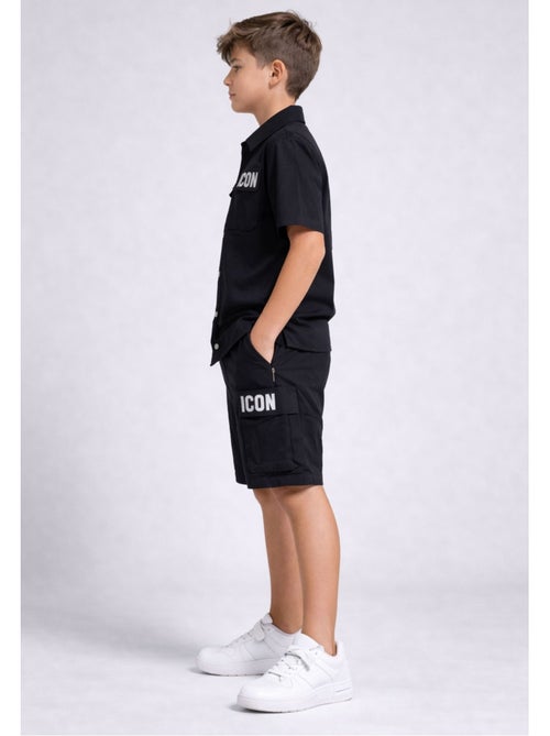 Conjunto de pantalón corto y camisa Kebello - Kiabi