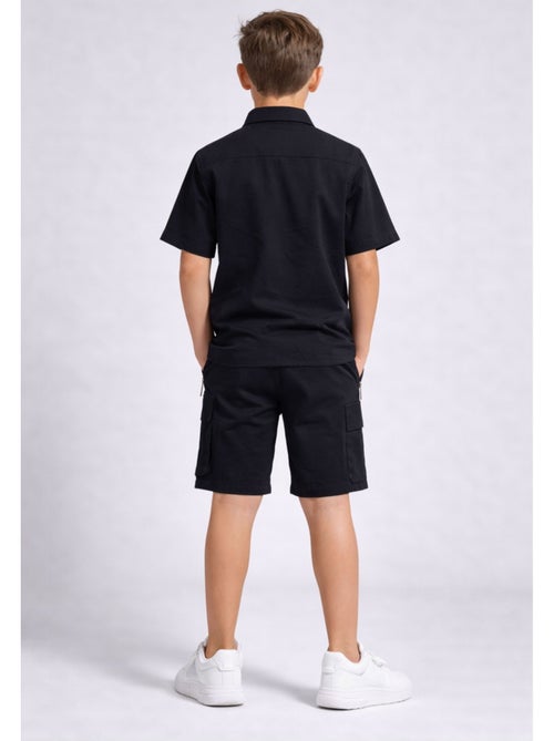 Conjunto de pantalón corto y camisa Kebello - Kiabi