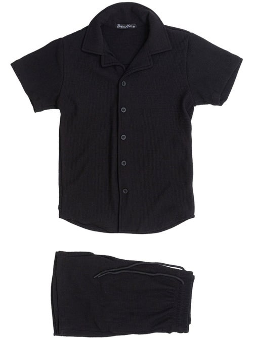 Conjunto de pantalón corto y camisa Kebello - Kiabi