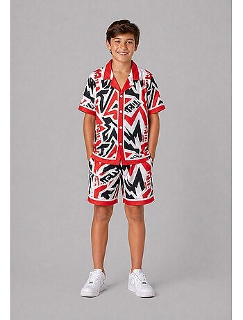 Conjunto de pantalón corto y camisa Kebello