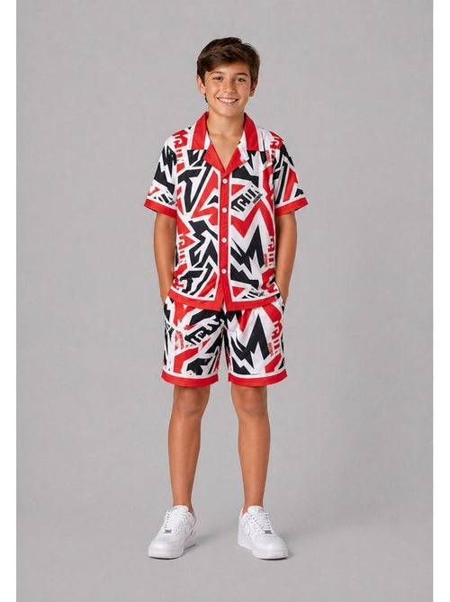 Conjunto de pantalón corto y camisa Kebello - Kiabi Conjunto de pantalón corto y camisa Kebello - Kiabi