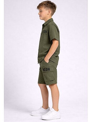 Conjunto de pantalón corto y camisa Kebello
