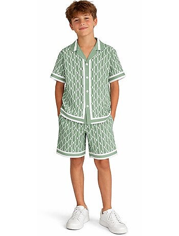 Conjunto de pantalón corto y camisa Kebello