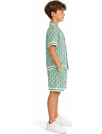 Conjunto de pantalón corto y camisa Kebello