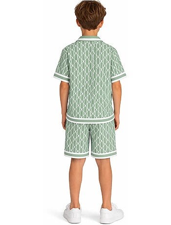 Conjunto de pantalón corto y camisa Kebello