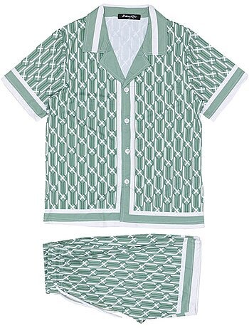 Conjunto de pantalón corto y camisa Kebello