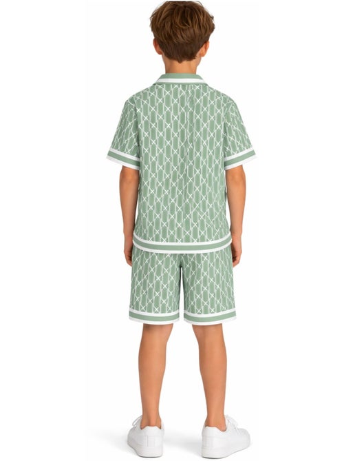 Conjunto de pantalón corto y camisa Kebello - Kiabi