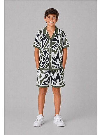 Conjunto de pantalón corto y camisa Kebello
