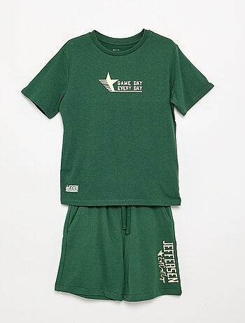 Conjunto de pantalón corto y camiseta - 2 piezas