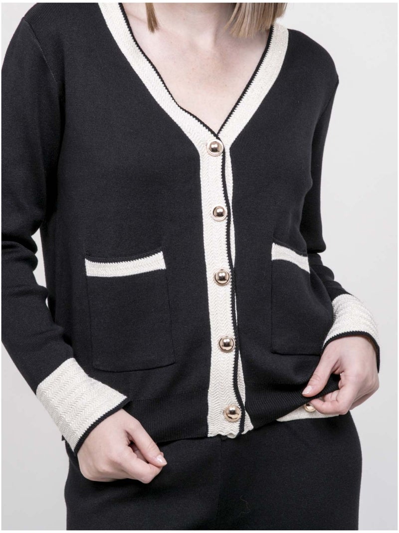 Conjunto de pantalón de punto ELINE Negro - Kiabi