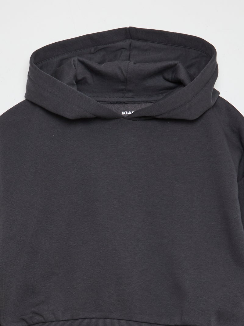 Conjunto de pantalón + sudadera de chándal con capucha - 2 piezas NEGRO - Kiabi