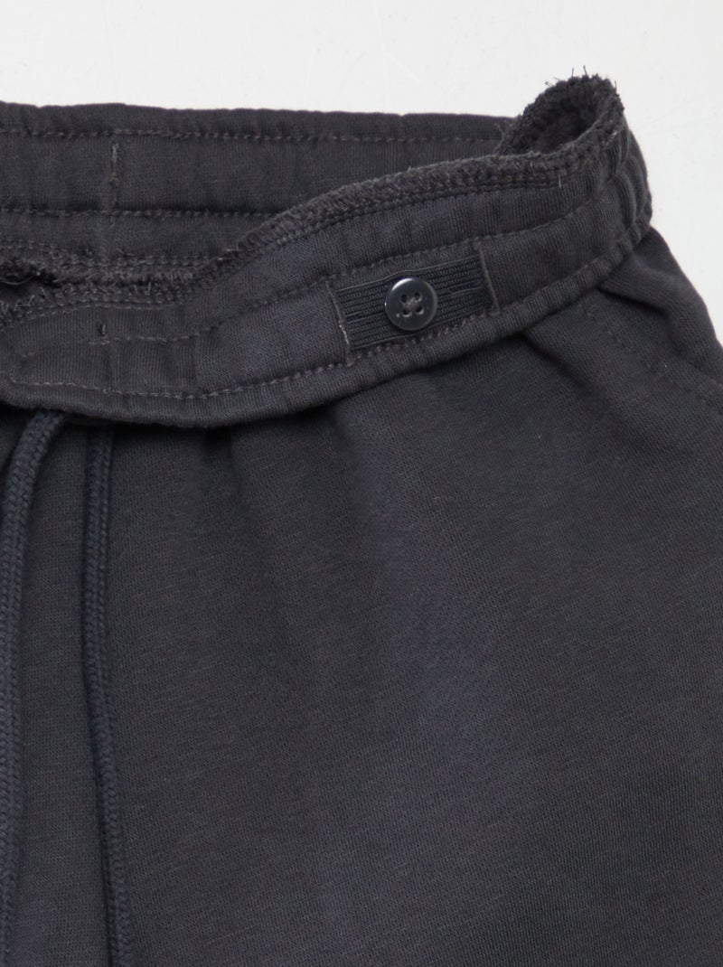 Conjunto de pantalón + sudadera de chándal con capucha - 2 piezas NEGRO - Kiabi