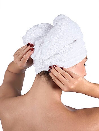 Conjunto de pareo y toalla para el cabello