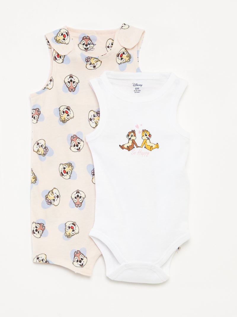 Conjunto de pelele + body 'Disney' - 2 piezas ROSA - Kiabi