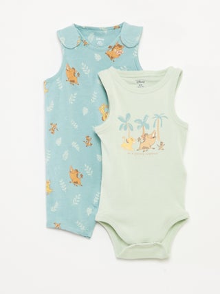 Conjunto de pelele + body 'Disney' - 2 piezas