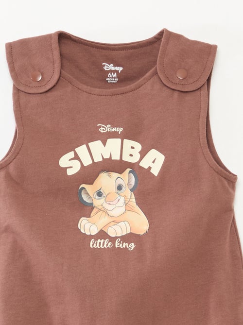 Conjunto de pelele + body 'Simba' 'Disney' - 2 piezas - Kiabi