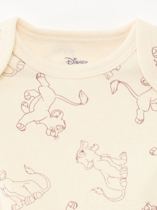 Conjunto de pelele + body 'Simba' 'Disney' - 2 piezas - Kiabi