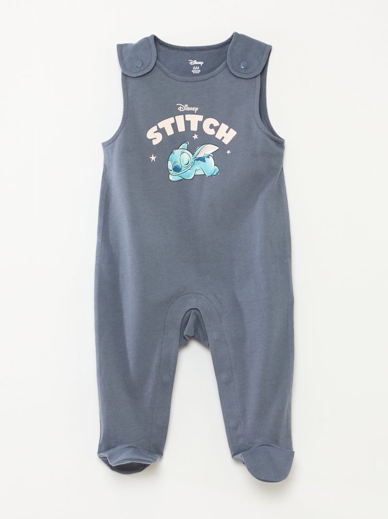 Conjunto de pelele + body 'Stitch' 'Disney' - 2 piezas AZUL - Kiabi