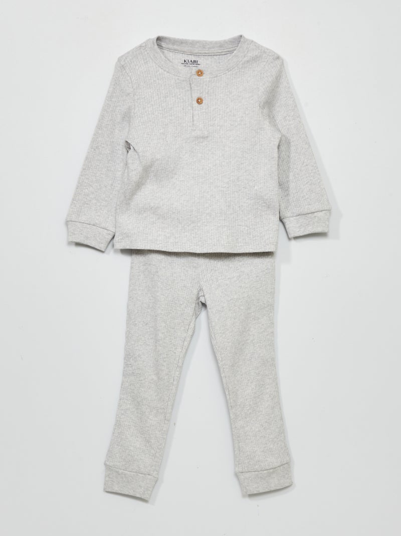 Conjunto de pijama - 2 piezas BEIGE - Kiabi