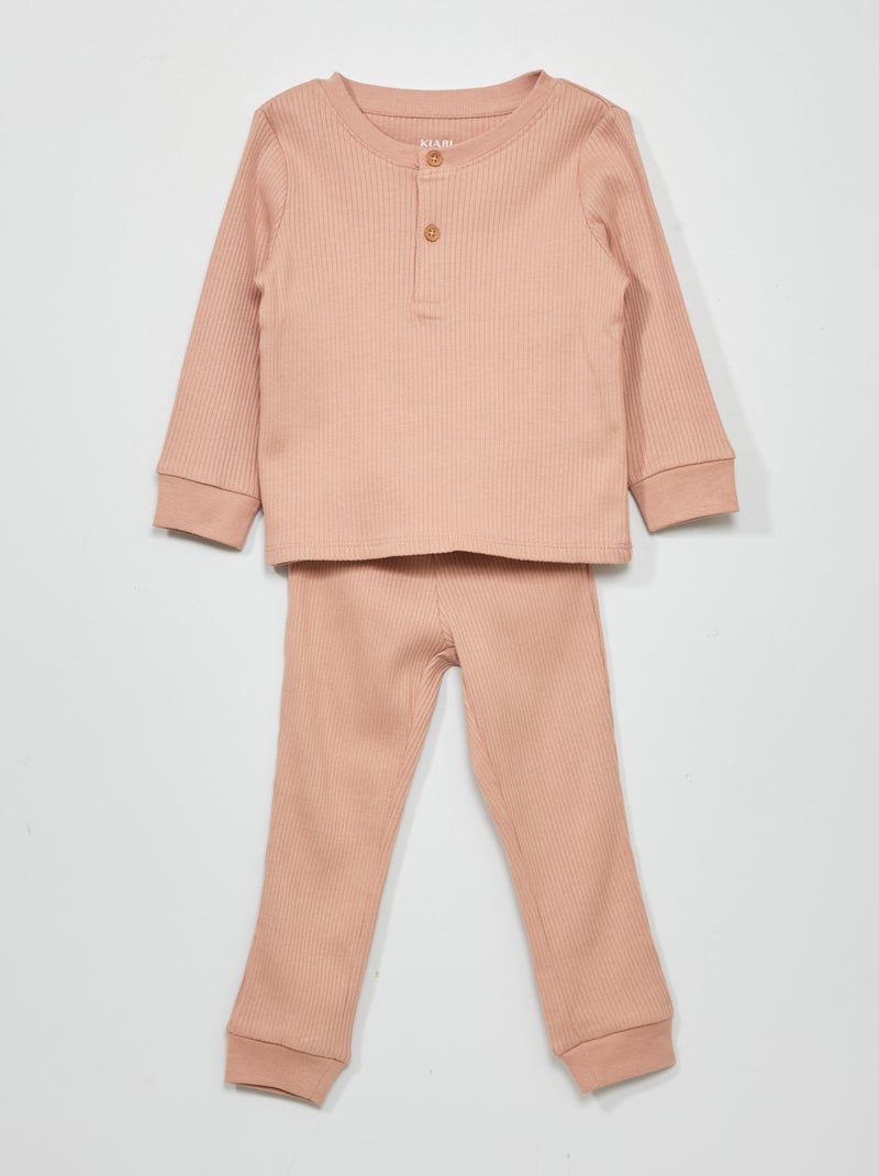 Conjunto de pijama - 2 piezas Rosa - Kiabi