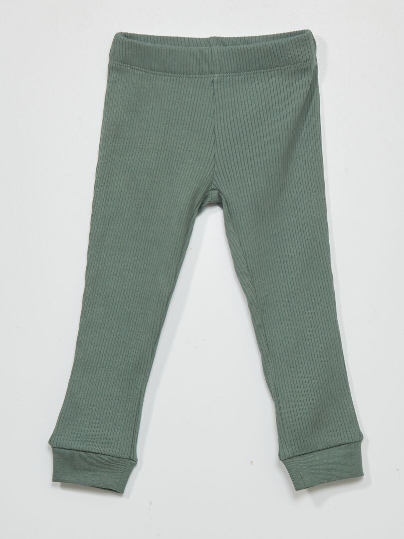 Conjunto de pijama - 2 piezas Verde - Kiabi