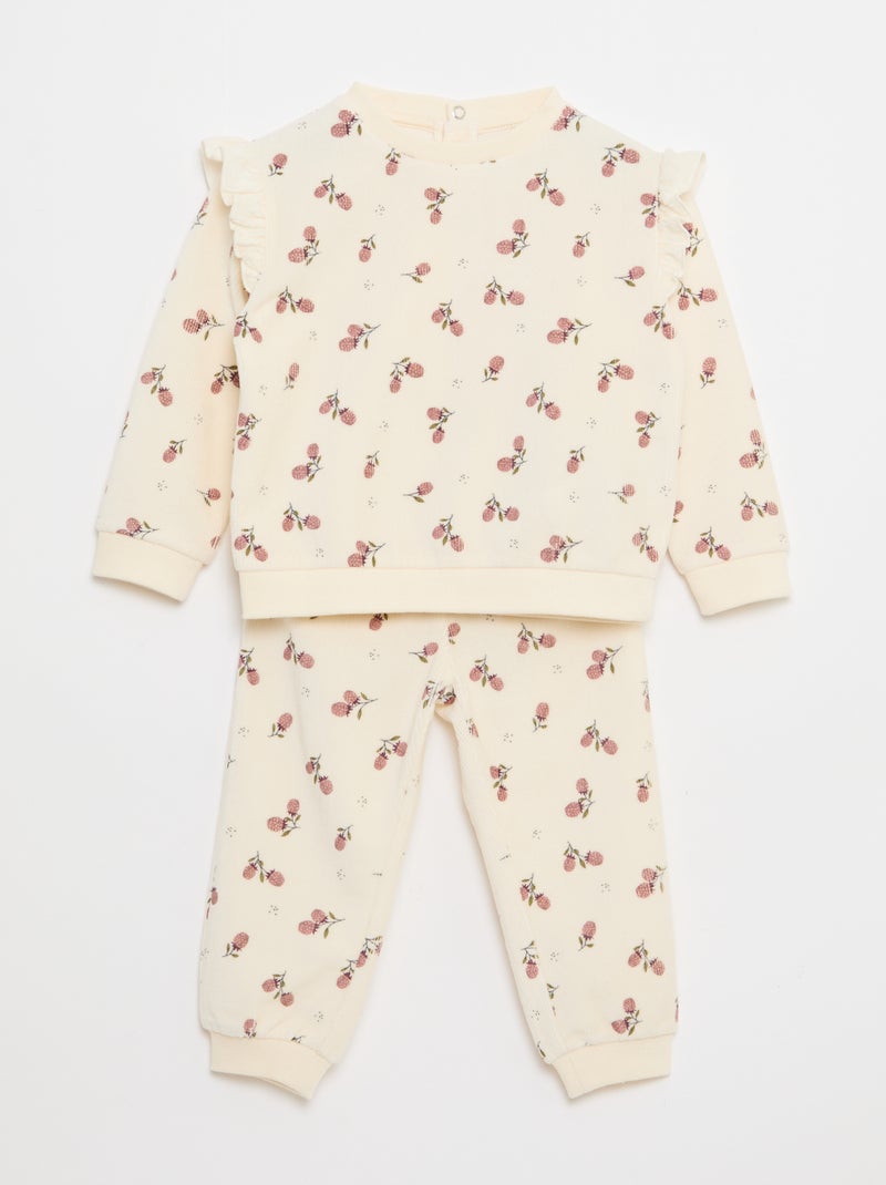 Conjunto de pijama a juego Blanco - Kiabi