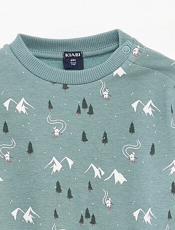 Conjunto de pijama all-over