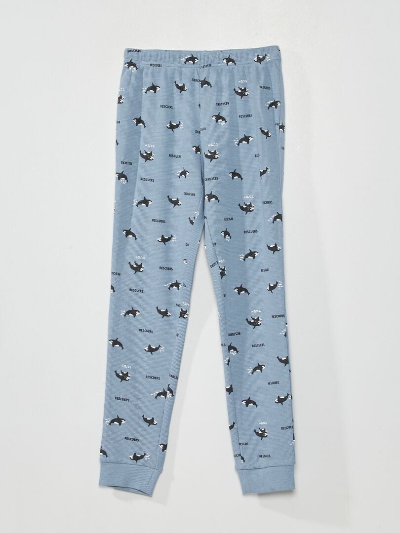 Conjunto De Pijama Azul Kiabi