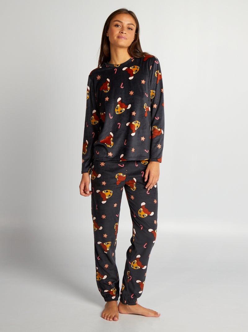 Conjunto de pijama 'Bambi' - 2 piezas GRIS - Kiabi