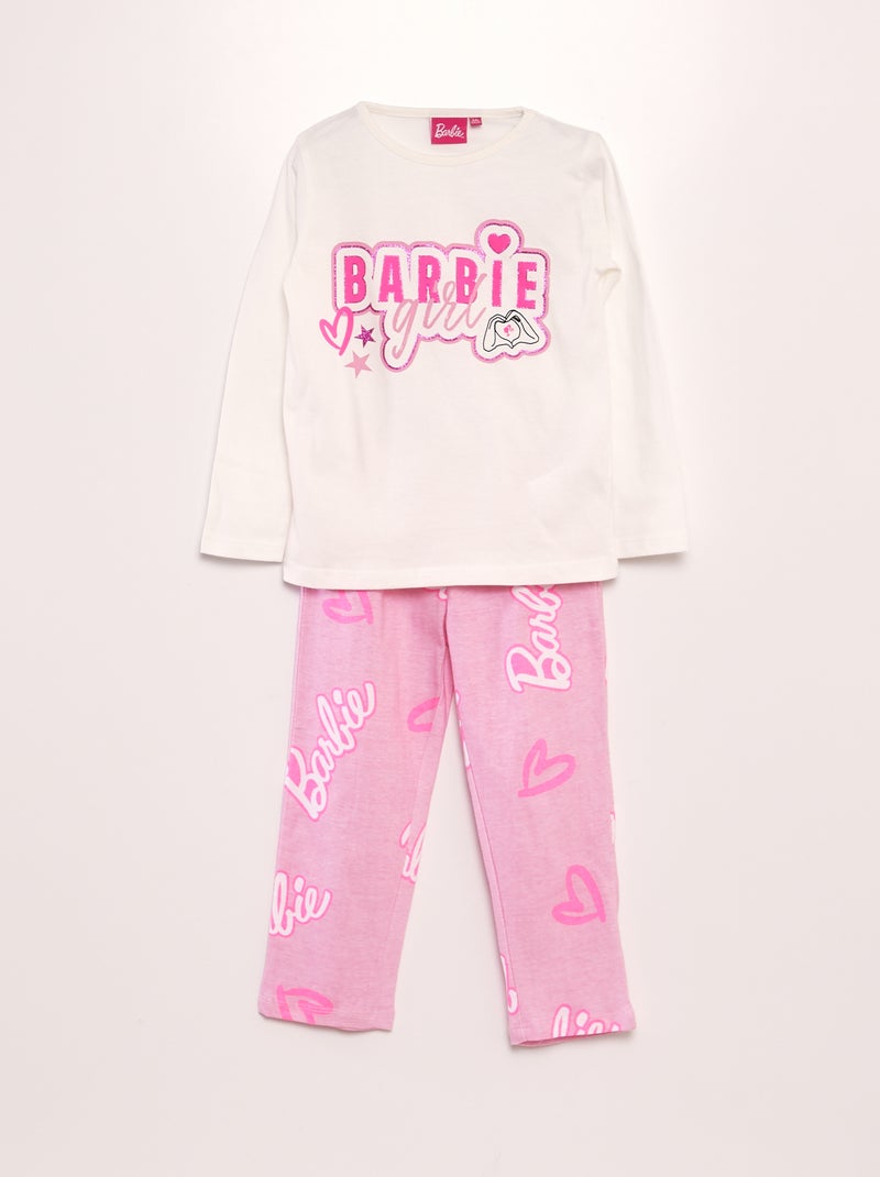 Conjunto de pijama 'Barbie' - 2 piezas BLANCO - Kiabi
