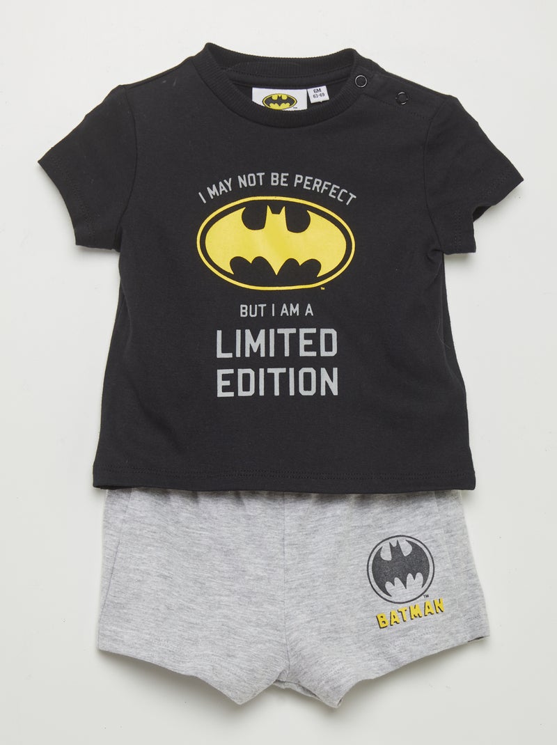 Conjunto de pijama 'Batman' NEGRO - Kiabi